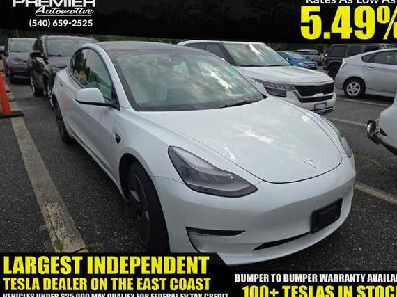 TESLA MODEL 3 2022 5YJ3E1EB1NF193265 image